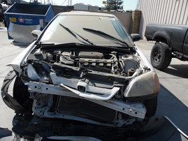 2001 HONDA CIVIC LX WHITE 1.7L AT 2DR A17696